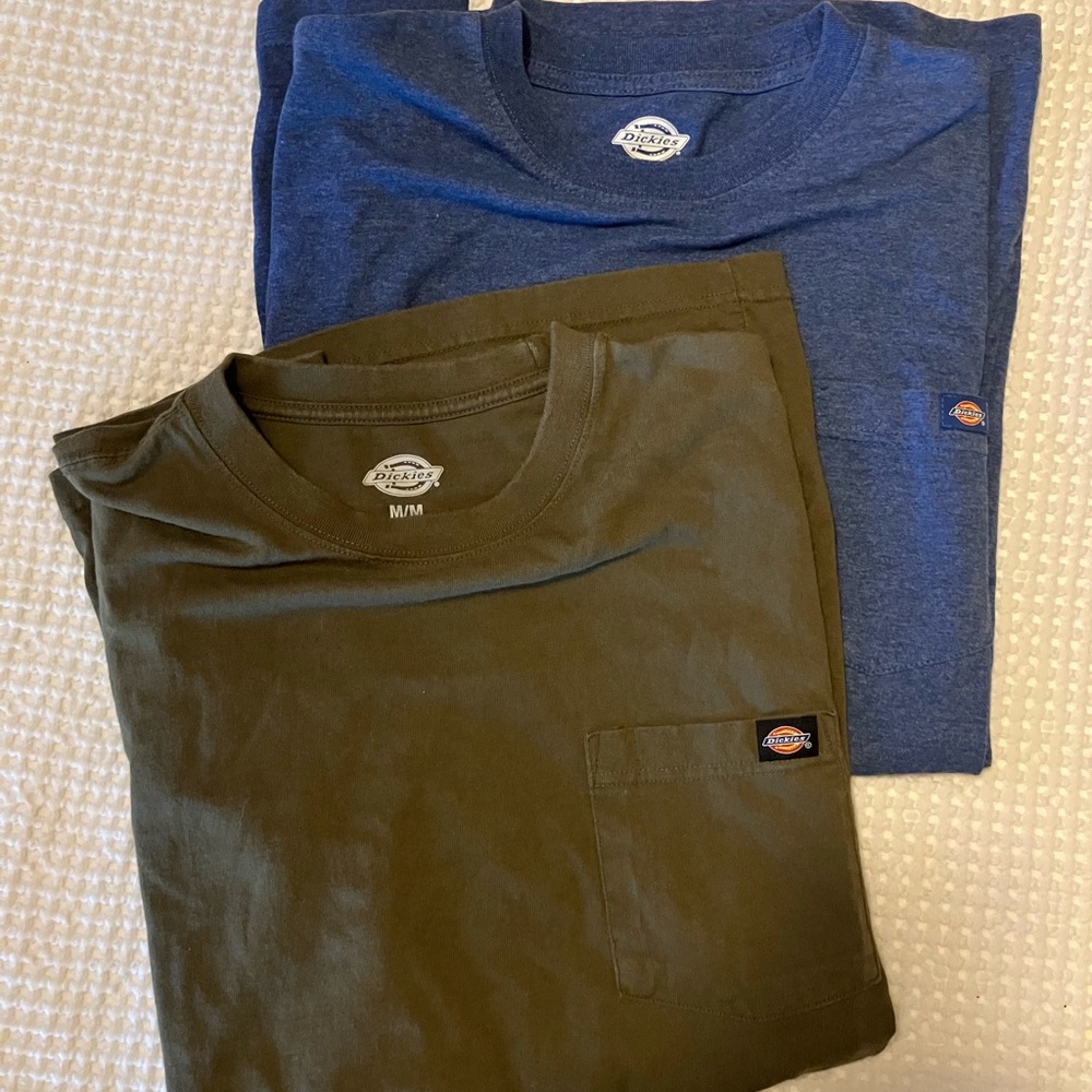 Dickies Men's Olive and Navy Shirts